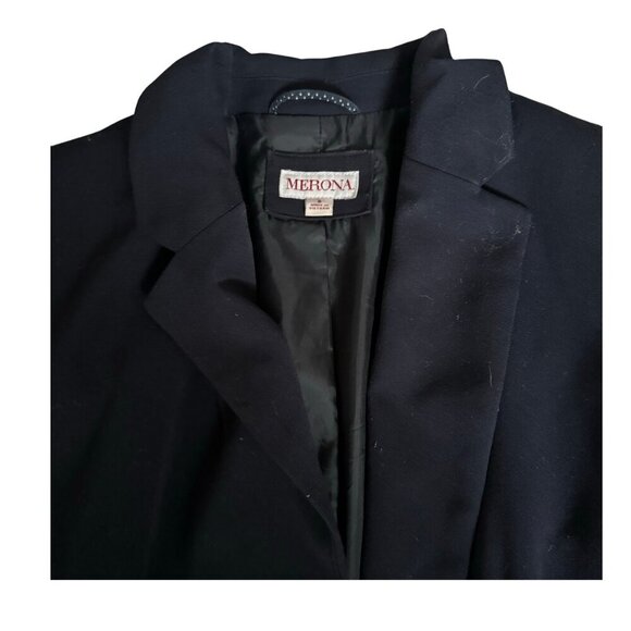 Merona navy blazer size 8 - Picture 3 of 10